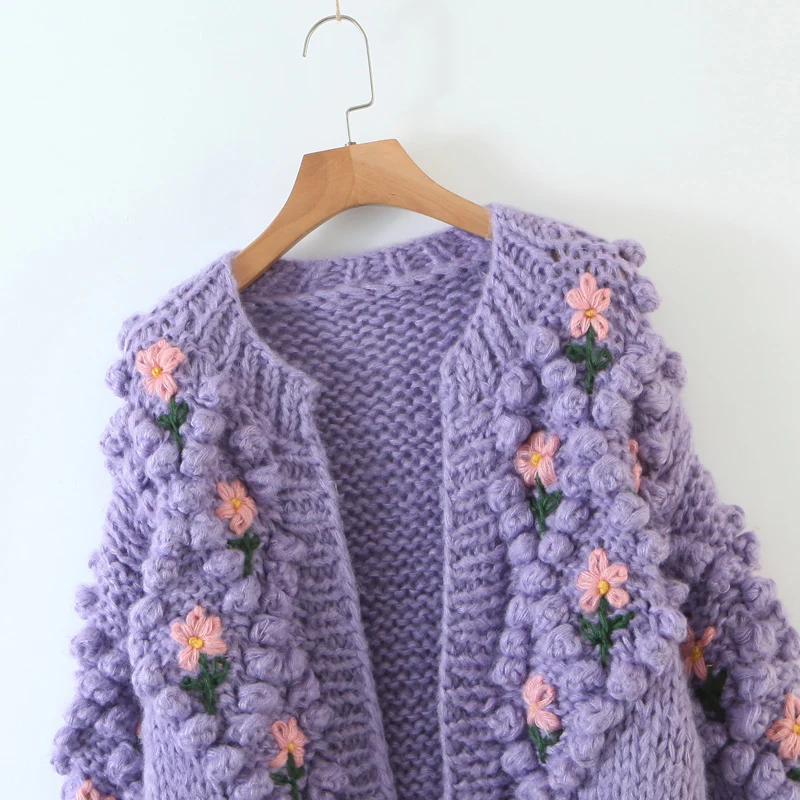 High Quality Women Cardigans with Floral