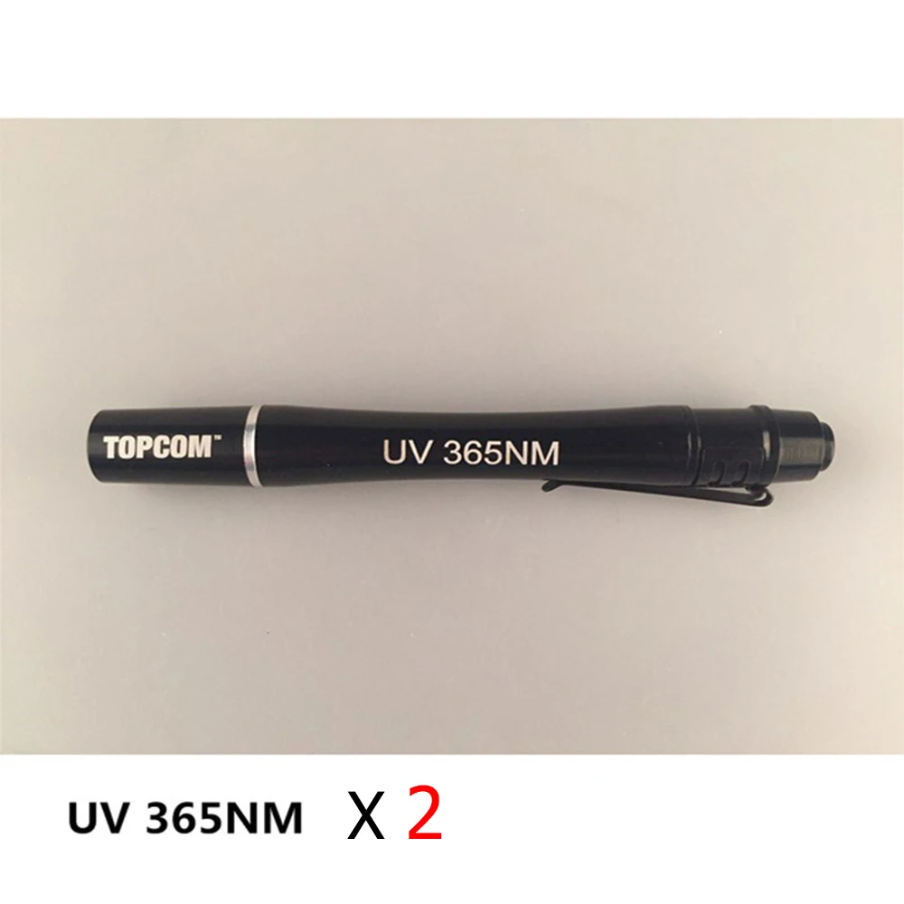 UV LED 3W 365nm TOPCOM высокое качество 3 Вт 365нм 395нм 380нм УФ ручка Flashfight металлический материал детектор денег Светодиодный УФ фонарь мини-фонарик - Испускаемый цвет: UV LED 3W 365nm