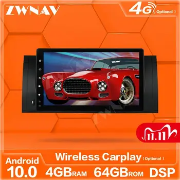 

Carplay Android 10 screen car multimedia player For BMW M5 E39 X5 E53 car GPS navigation Auto Audio Radio Music stereo head unit