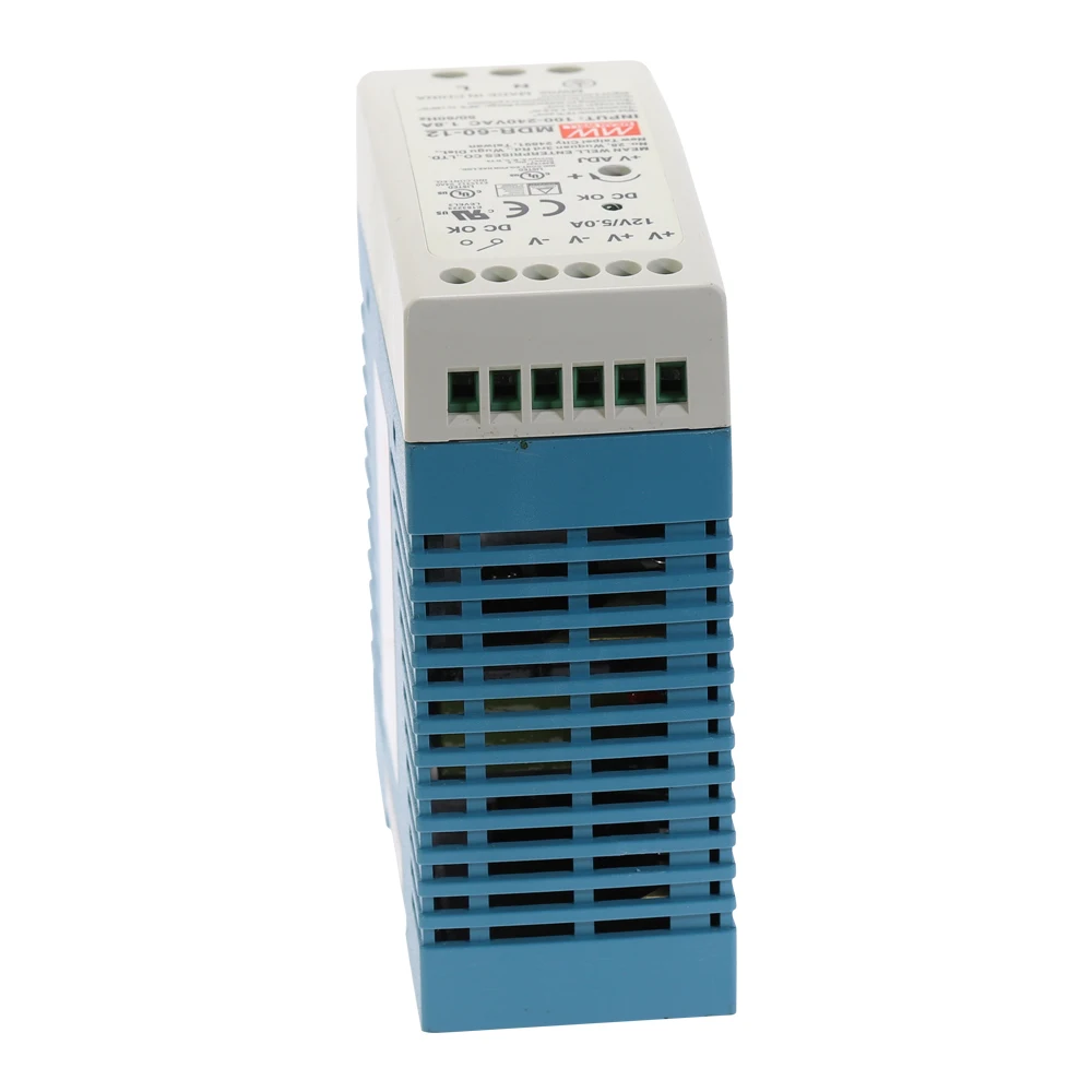 MDR-60 60W бренд MEAN WELL представляет один Выход 5V 12V 15V 24V 36V 48V промышленные din-рейку импульсный Питание AC/DC MDR-60-5/12/24/48