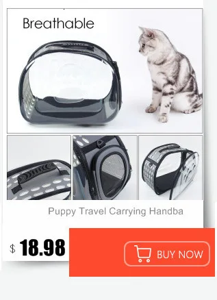 Щенок Кошка ручная сумка для переноски прозрачные сумки для животных космическая капсула Складная дышащая Сумка-переноска собака транспортная клетка