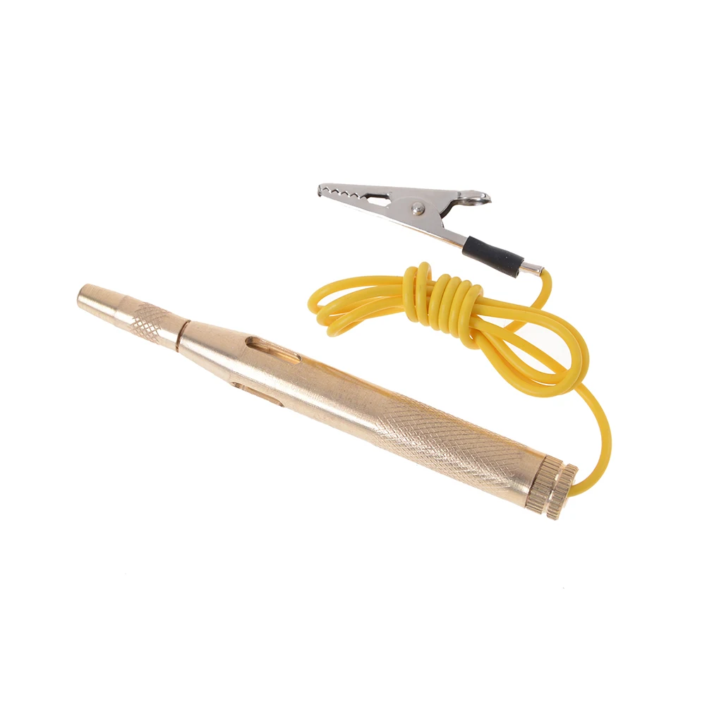 

1x Auto Circuit Tester Copper Car Motor Auto Circuit Tester 6/12/24V Gauge Test Voltmeter Light Pen