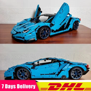 

IN STOCK C61041 Super Racing Car Model MOC-39933 Lamborghinis Centenario 1:8 Hypercar Building Blocks Bricks Toys for Children