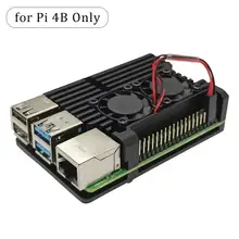 Raspberry Pi 4 компьютерная модель B Броня корпус из алюминиевого сплава/пассивный охлаждающий корпус металлический корпус тепловыделение для Pi 4B только