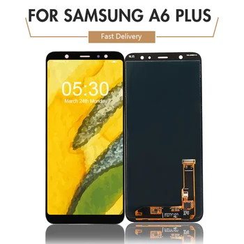 

10pcs/lot for Samsung for Galaxy A6 Plus 2018 LCD Display Touch Screen Digitizer Replacement Part A605 A6+ A605F A605FN LCD