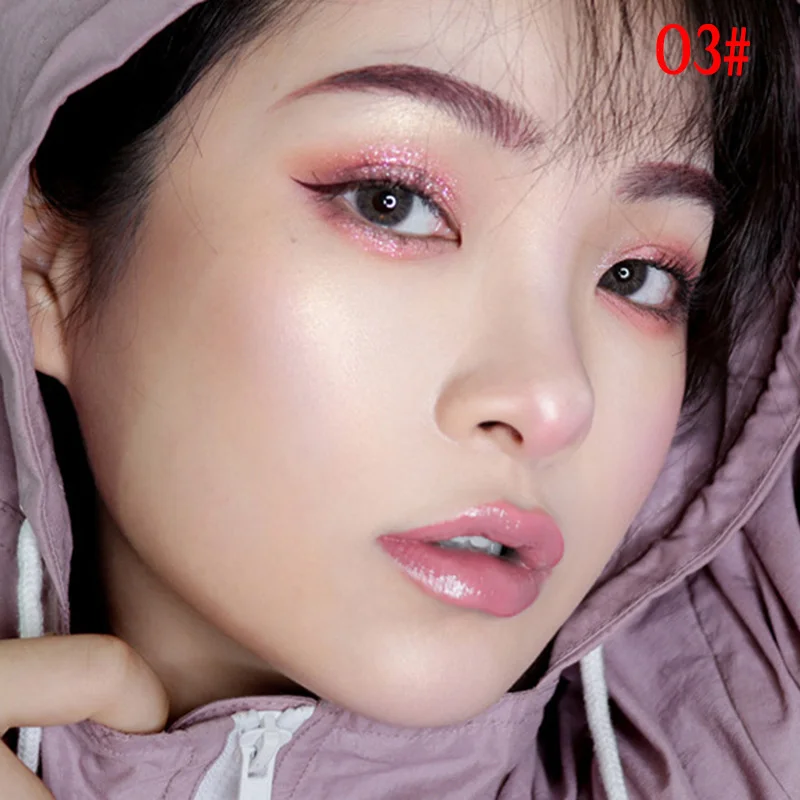 3 Shimmering Liquid Eye Shadow High Pigmented Easy to Wear Long Lasting Shiny Eyeshadow QS888 - Цвет: 3