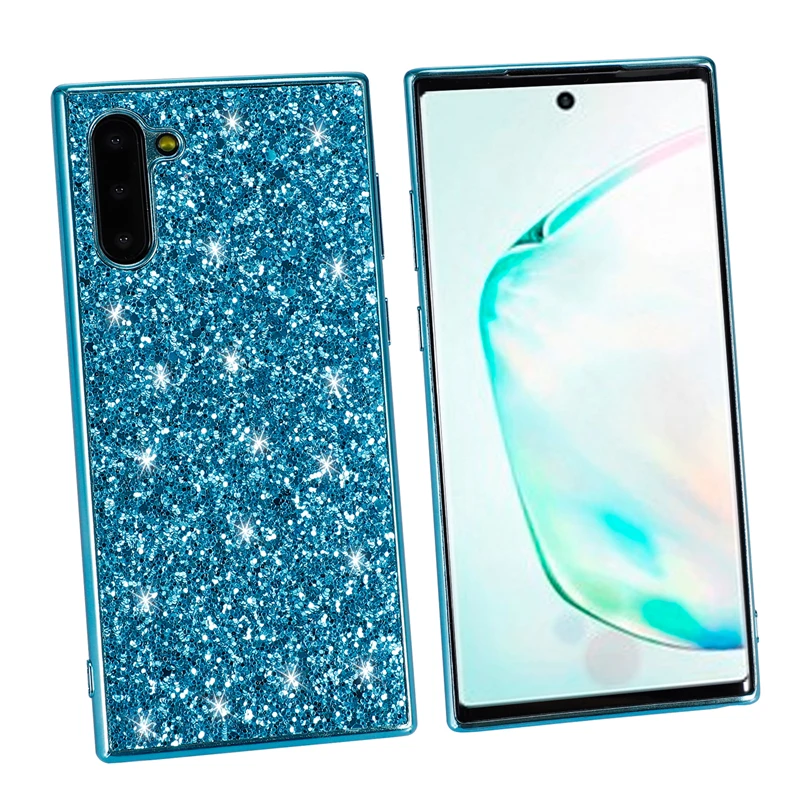 Чехол для samsung Galaxy Note10, мягкий силиконовый чехол для задней крышки, блестящие Чехлы для samsung Note 10 Note10 Plus, защитные сумки