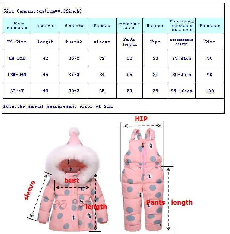 Новые зимние комплекты одежды для детей теплая парка для девочек пуховая куртка для маленьких девочек Детская куртка зимняя одежда Детский костюм