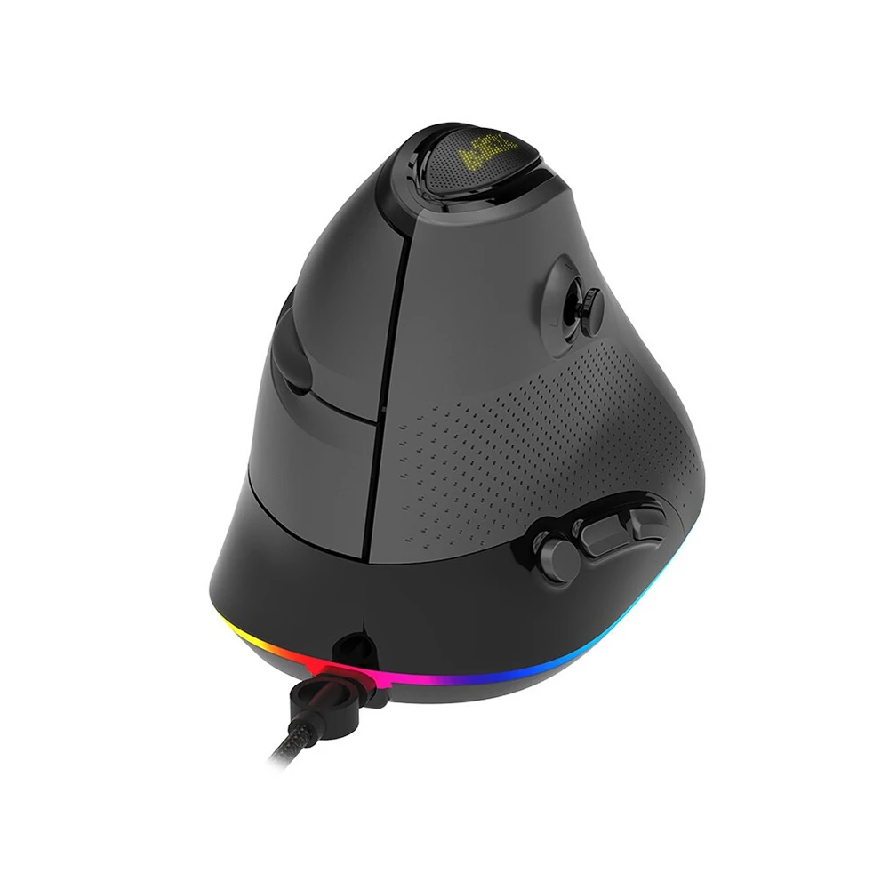 Ajazz AJ307 USB Проводная мышь 4800DPI 7 кнопок Вертикальная игровая RGB с подсветкой