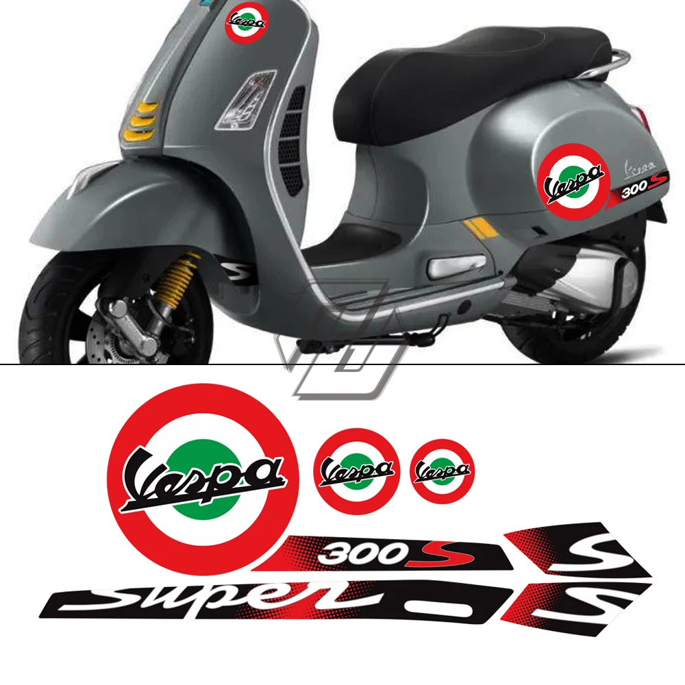 Motorfiets Reflecterende Decal Case Voor Piaggio Vespa Gts 300 Super Sport  - AliExpress Automobiles \u0026 Motorcycles