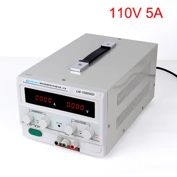 

Longwei 110V 5A 4-digits DC Lab Switching power supply Dual LED display Laboratory Adjustable Bench Source Digital Power-supply