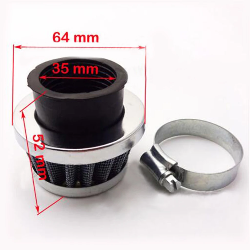 2Set PZ19 Carb Carburetor 35mm Aluminum Air Filter For 50cc 70cc 90cc 110cc ATV Quad,Intake Mount Diameter: 19mm