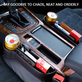 

Car Storage Box Car Accessories Interior Auto Seat Organizer Gap Slit Pocket Multi-functional Compartment Holder Car Styling