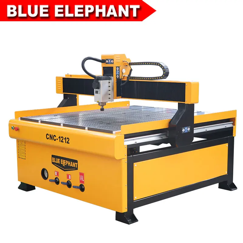 Blauwe Olifant 1212 Desktop Cnc Router Standaard Size Vacuüm Tafel Cnc