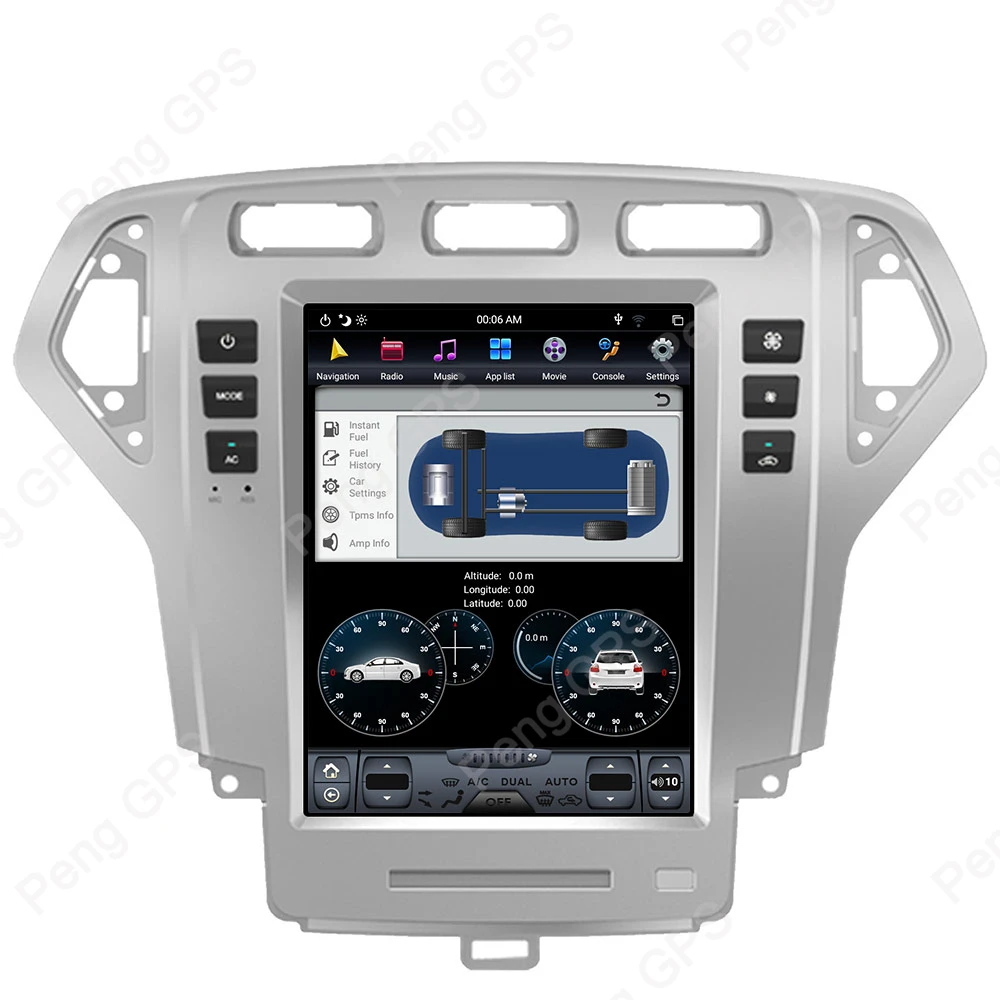 Android 9 0 навигация в приборной панели AV Приемник для Ford Fusion Mondeo MK4 2007 2010 черный и
