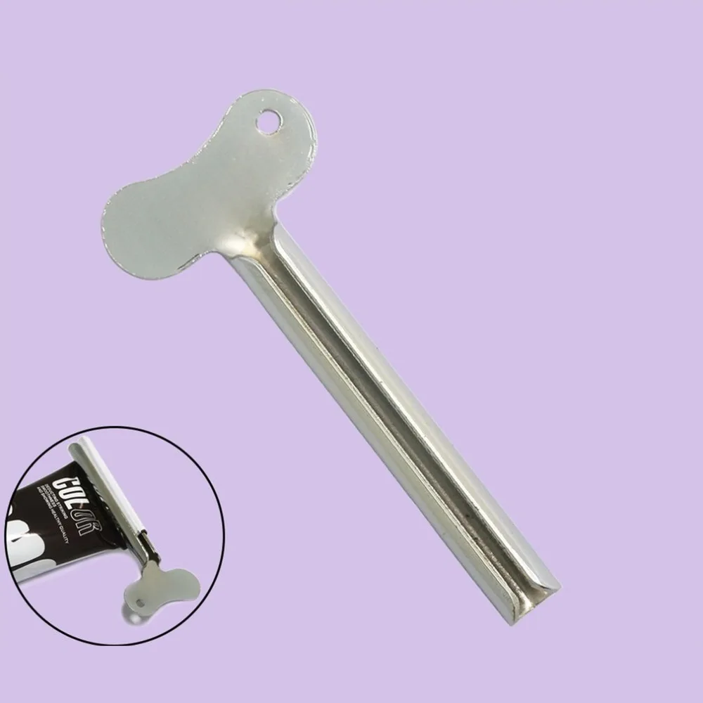Высокое качество нержавеющая сталь выдавливание зубная паста инструмент для выдавливания пасты полукруглый металлический соковыжималка