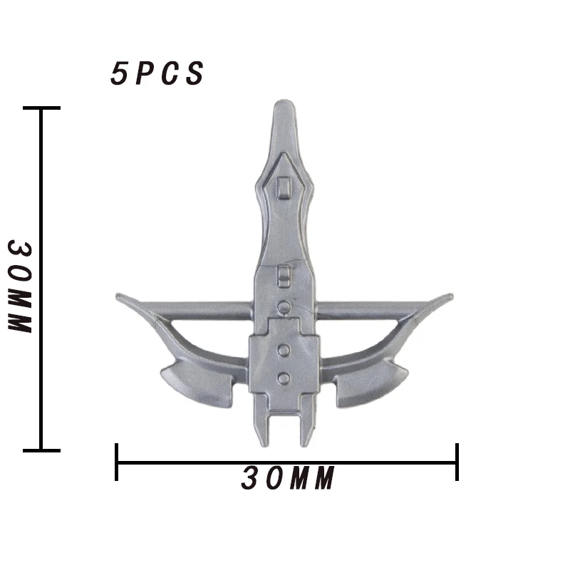 8PCS #SR-C Koruit señor anillos uruk-hai armas para 4cm Archer ballesta bloq 