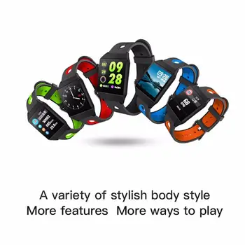 

Smart watch fitness tracker men's women *heart rate* monitor IPS full touch screen sports watch running pedometer