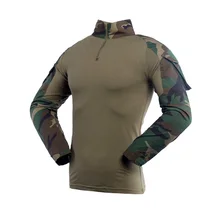 

T Shirt For Men Polo Long Sleeve Tactical Frog T-Shirts Tactico Military Camouflage Finish Clothing Outdoor Polo Lacoste