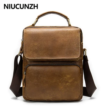 

NIUCUNZH Men's Shoulder Bag Genuine Leather Vintage Shoulder Bag for Men Messenger Bag Men's Crossbody Handbags for Men's Bags
