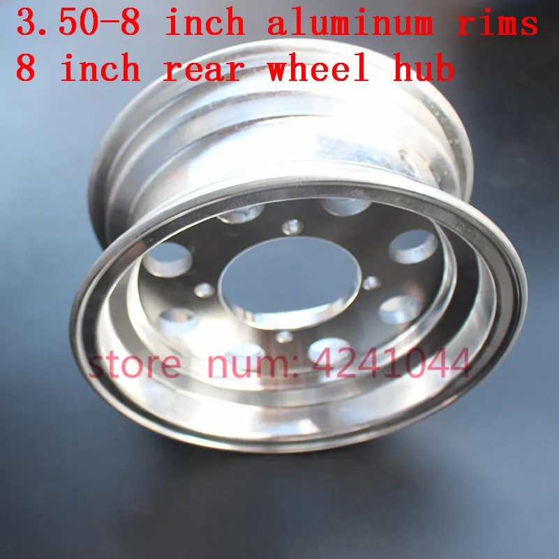 3.50-8'' rear rims for Monkey Bike Small Monkey Motorcycle Wheel Modified 8 Inch Electroplated hub Adaptable 130/50-8 tire tyre