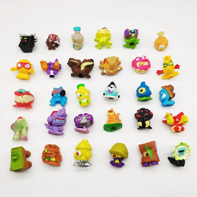 30 шт./лот Аниме Куклы Фигурки мини ПВХ модель игрушки мусор куклы зомби мусор кукла для детей