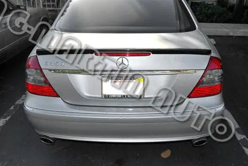 Углеродное волокно AMG стиль автомобиля спойлер заднего багажника, крыла авто задний багажник спойлер для Mercedes-Benz E класс W211 2005-2009