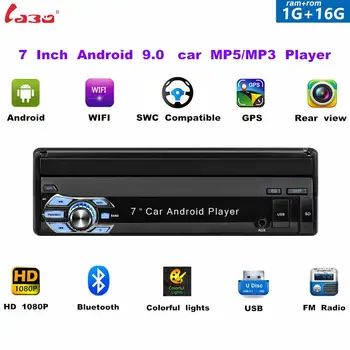 

Android 9.0 1DIN Quad-Core Car GPS Navigation Player 7'' Universa Car Radio WiFi Bluetooth MP5 Multimedia Player