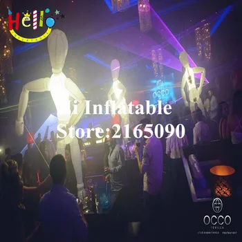 

3.5 m high advertising custom inflatable puppet inflatable white doll for event show props