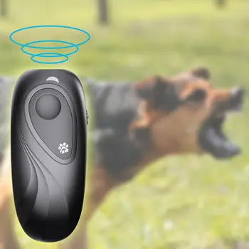 

Portable Ultrasonic Stop Barking Control Device Dog Behavior Training Silencer Because dog can adapt to the ultrasonic frequency
