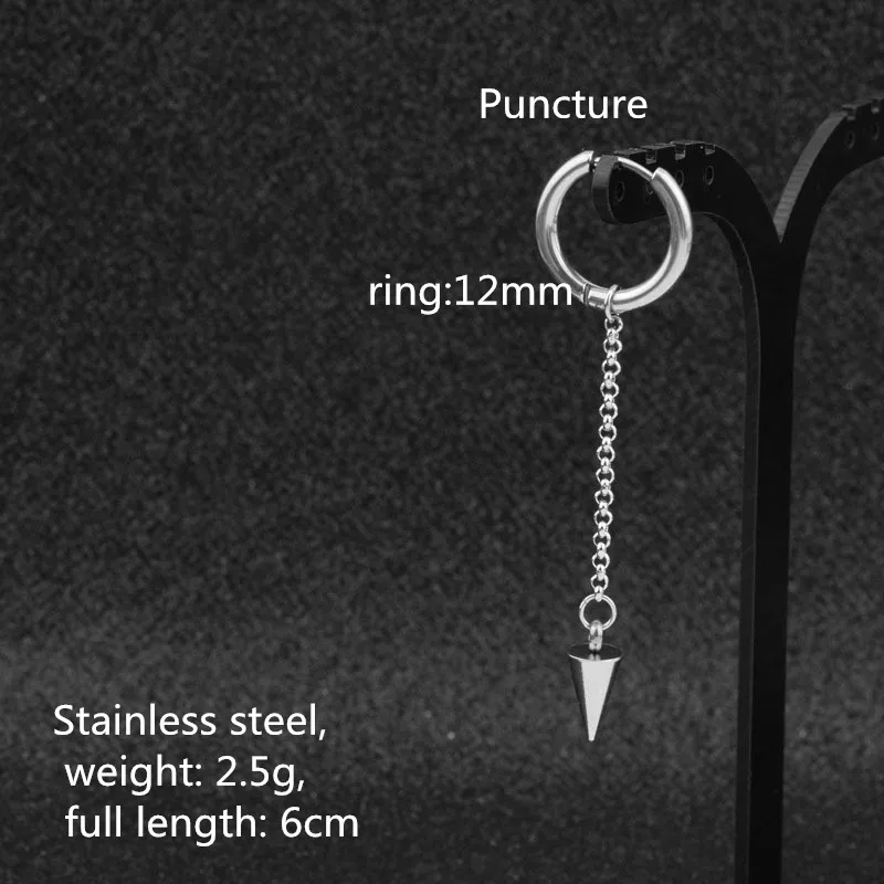 Pendientes colgantes de acero inoxidable | Accesorio de inoxidable Pendientes colgantes-Diseño-Aliexpress