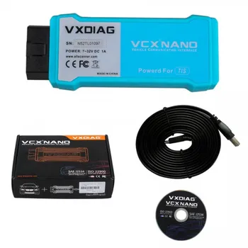 

VXDIAG VCX NANO for TOYOTA Scanner TIS Techstream Connector V14 Compatible with SAE J2534 WIFI Version Support to year 2019