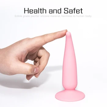 Adult Sex Toys Silicone Anal Plug with Strong Suction Cup Dildo Masturbation Anal Vaginal Stimulator Butt Plug Adult Sex Produt 2