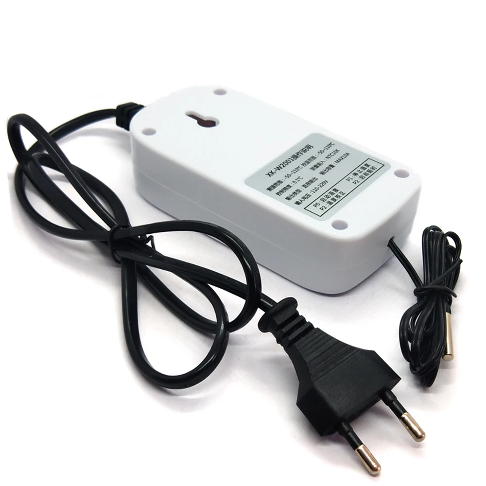 KKMOON Digital LED Thermometer Temperature Controller 110-220V 1500W Thermostat Switch With Probe for Pet breeding Incubation