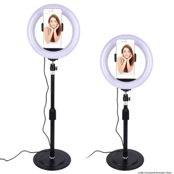 

Universal Multi-Function Ring LED Light Mobile Phone Holder Self-Timer Live Light Beauty Artifact Fill Light Phone Holder