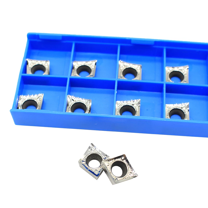 

CCGT09T304 AK H01 CCGT 09T304 Aluminum cutter blade Insert Cutting Tool turning tool CNC Tools AL +TIN Alloy wood Tungsten