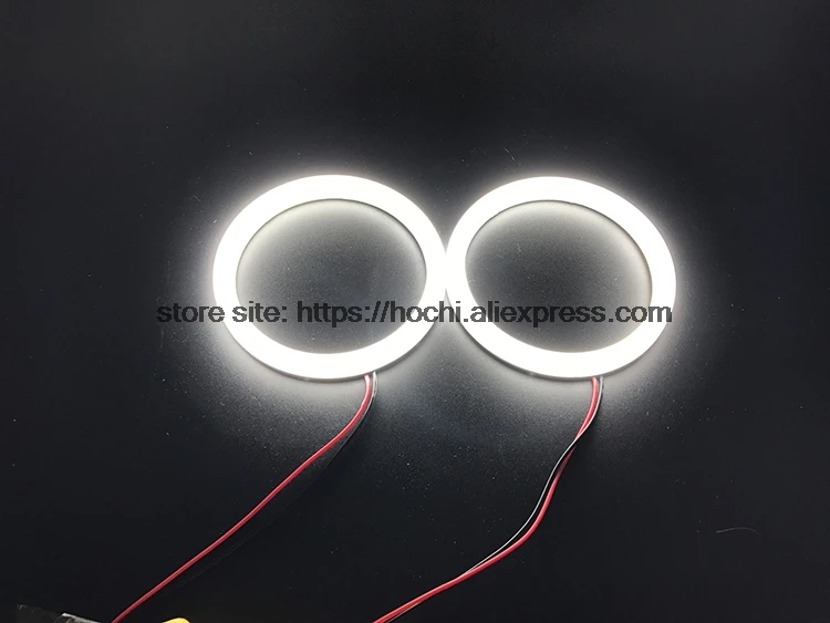 HochiTech Eexcellent молочно-белый Хлопковый чехол SMD angel eyes halo Кольцо комплект фары дневного света для hyundai Sonata i45 2009