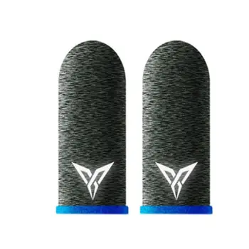 

1 Pair L1 R1 Breathable Mobile Game Controller Finger Sleeve Touch Trigger for PUBG Mobile Rules of Survival Gatillos