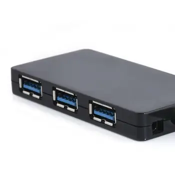 

Small 3 Port USB2.0 Rotating Splitter Adapter High Speed Hub With Cable For Laptop Notebook