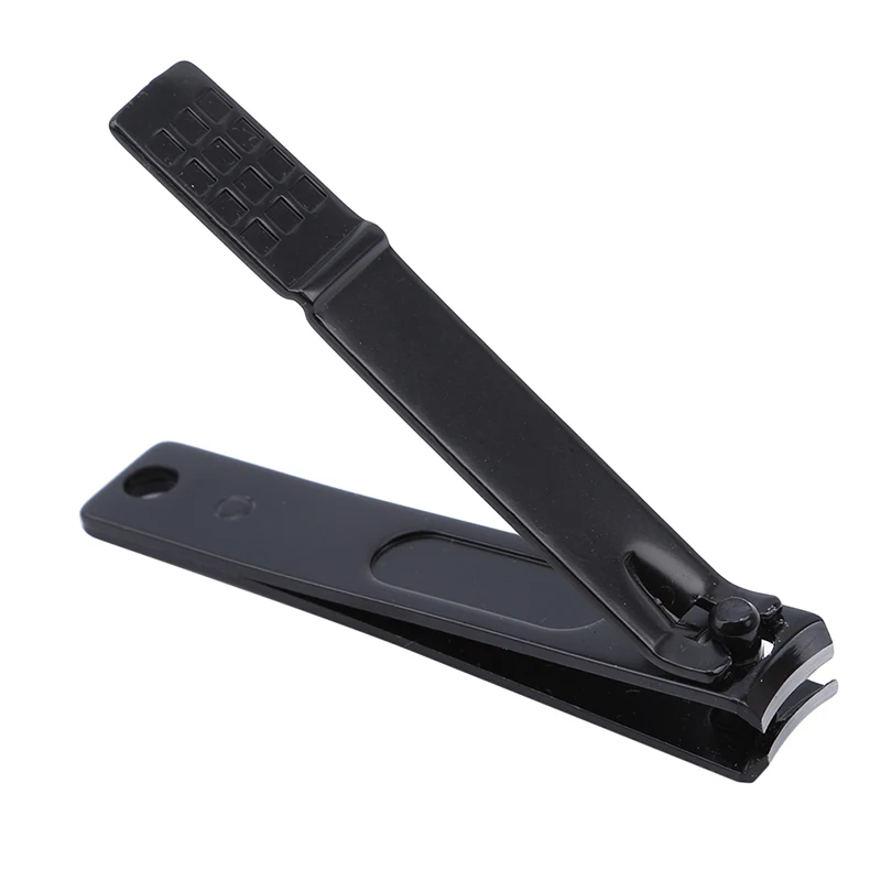 18pcs With Black PU Leather Case Manicure Set Nail Clipper Kit Pedicure Care Tools Black Men Groomi