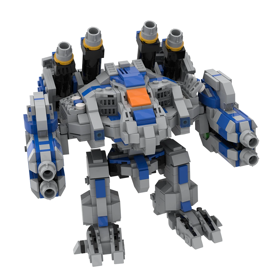 

1000+Pcs MOC Thunder Mecha Bricks Model Small Particle DIY Assembly Building Blocks Stem Toy Kit For 8+