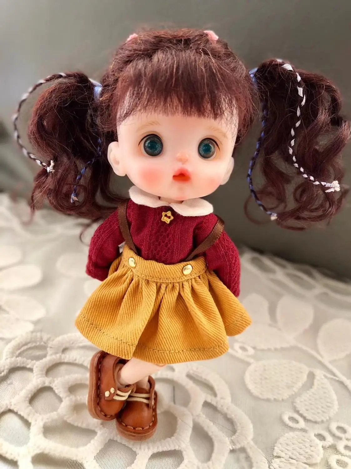 OB11 кукла ручной работы, куклы на заказ, мини кукла, милая кукла 20190907