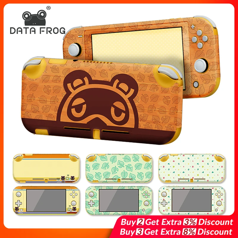 

DATA FROG Animal Crossing Full Cover Protective Sticker For Nintend Switch Lite Controller Cover Decal Skin Stickers For NS Lite