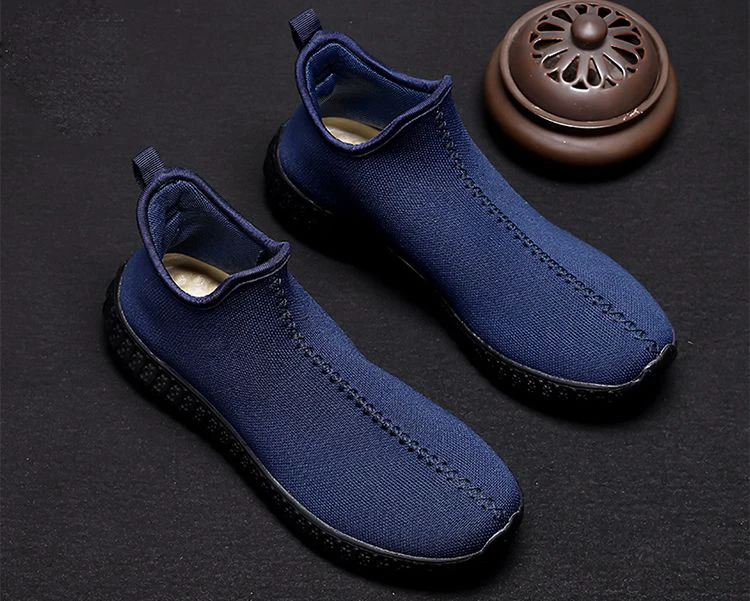 blue 2 Новинка; обувь унисекс для монахов Шаолинь; обувь для кунг-фу; буддийский Будда; arhat lohan; кроссовки; обувь для медитации «Нун дзен»; цвет черный, желтый, синий, серый - Цвет: blue 2