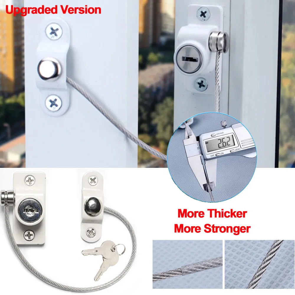 

6Pcs/Lot Baby Safety Window Locks Protection For Windows From Children Securite Enfant Child Lock Limited Door Lock For Children