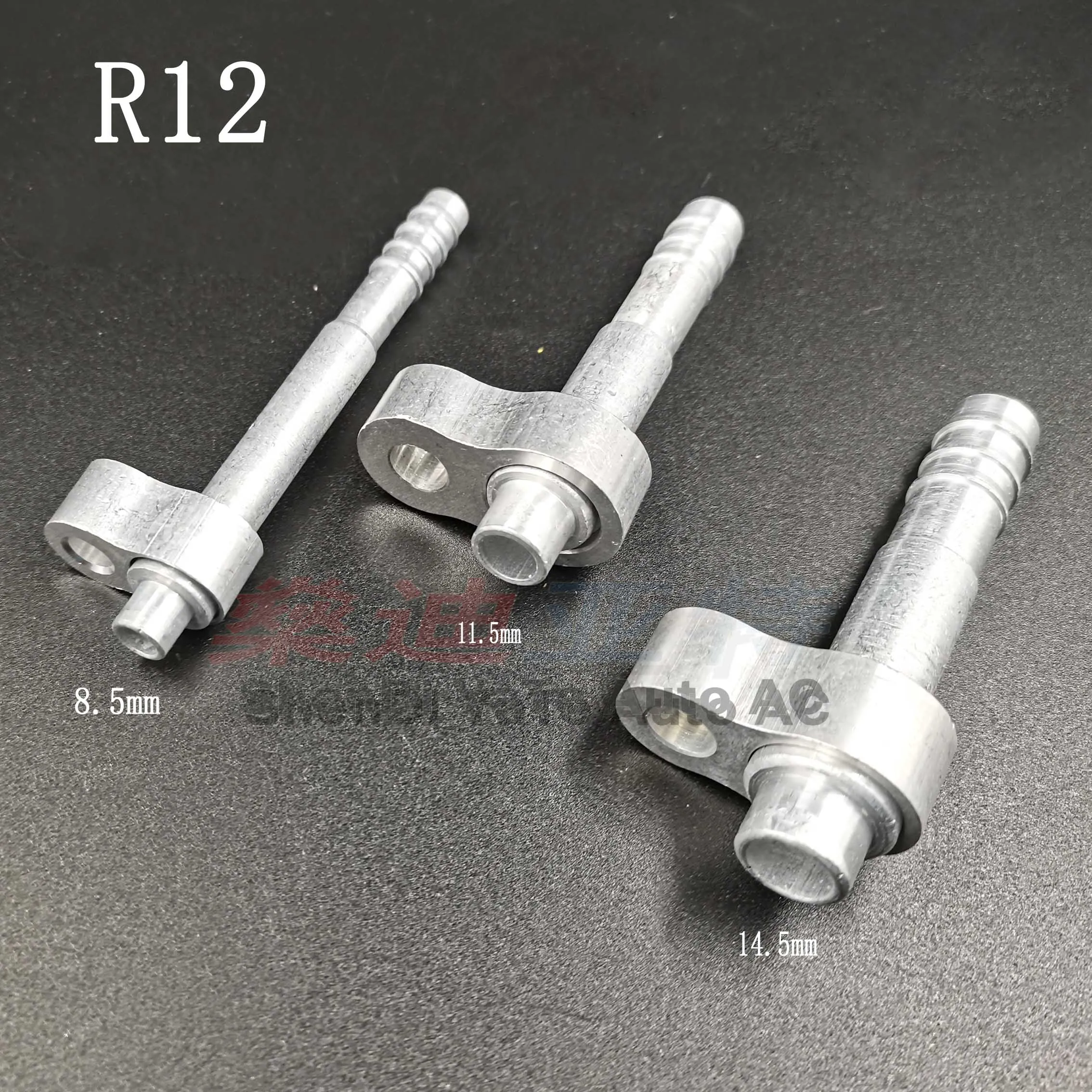 R12 Automotive Air Conditioning Hose Piping Aluminum Joint Kit Condenser Radiator Drier Movable Pressure Plate Connector