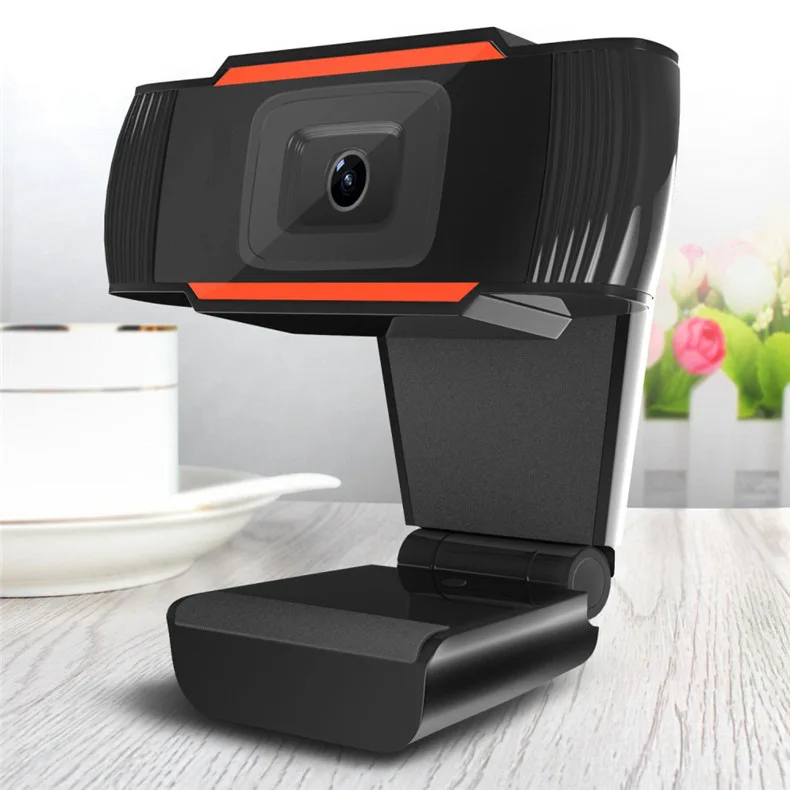 Webcam Full HD com Microfone, USB, Câmera