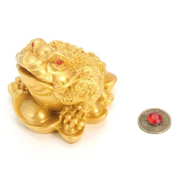 

Chinese Feng Shui Money Lucky Fortune Wealth Frog Toad Coin Home Decoration Home Office Decoration Lucky Gifts Gold