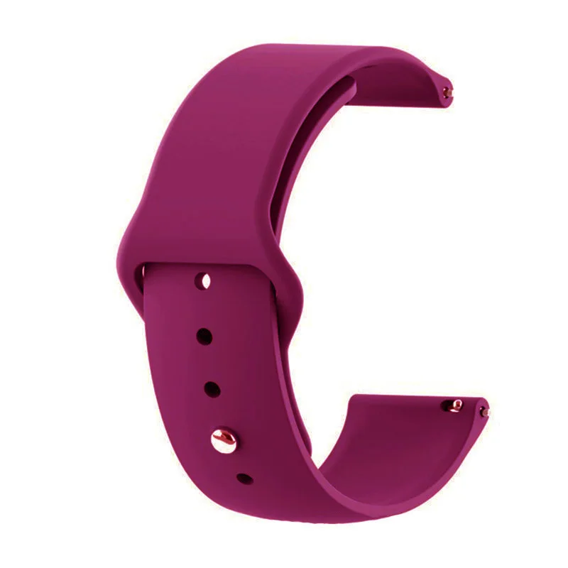 Силиконовый спортивный ремешок для Amazfit GTS/GTR 42 мм/Bip Lite Смарт-часы браслет спортивный сменный Браслет - Цвет ремешка: Purple