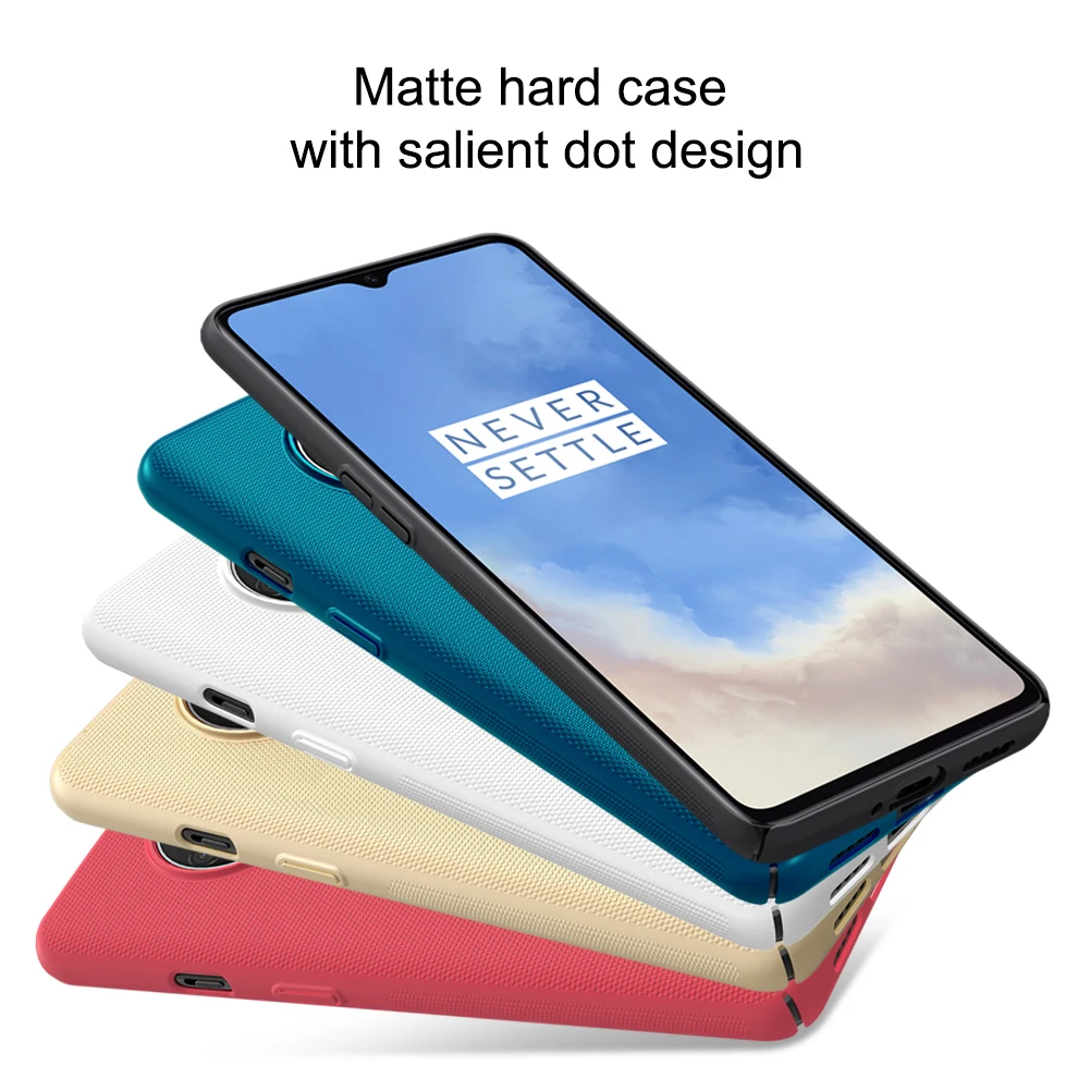 Чехол Nillkin для OnePlus 7T Pro One Plus 7T корпус Подарочный держатель для телефона Матовый щит жесткая задняя крышка из ПК чехол OnePlus 7T